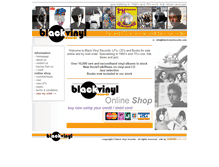 Tablet Screenshot of blackvinylrecords.com